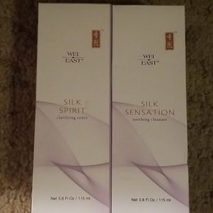 - Soothing cleanser and toner